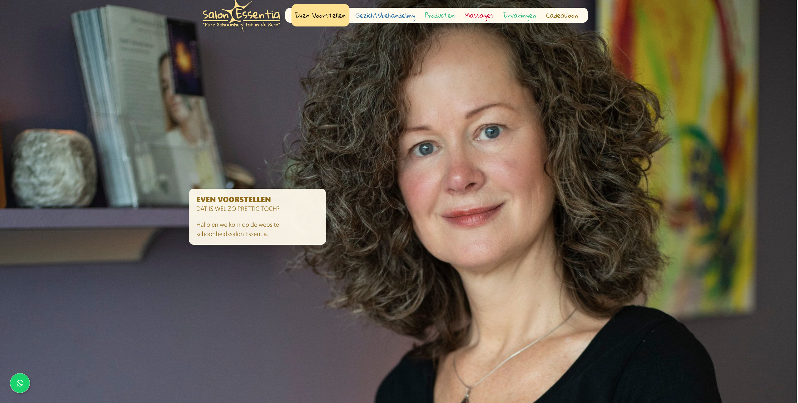 Salon Essentia website preview